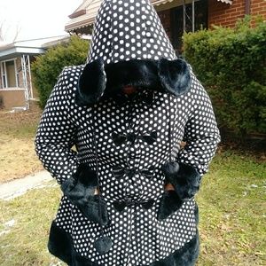 Hell Bunny Mika Bear Coat